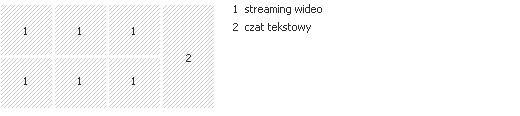 Schemat wideokonferencji